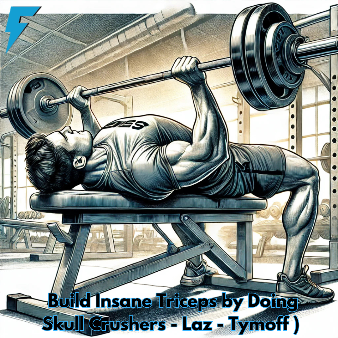 Build Insane Triceps by Doing Skull Crushers - Laz - Tymoff )